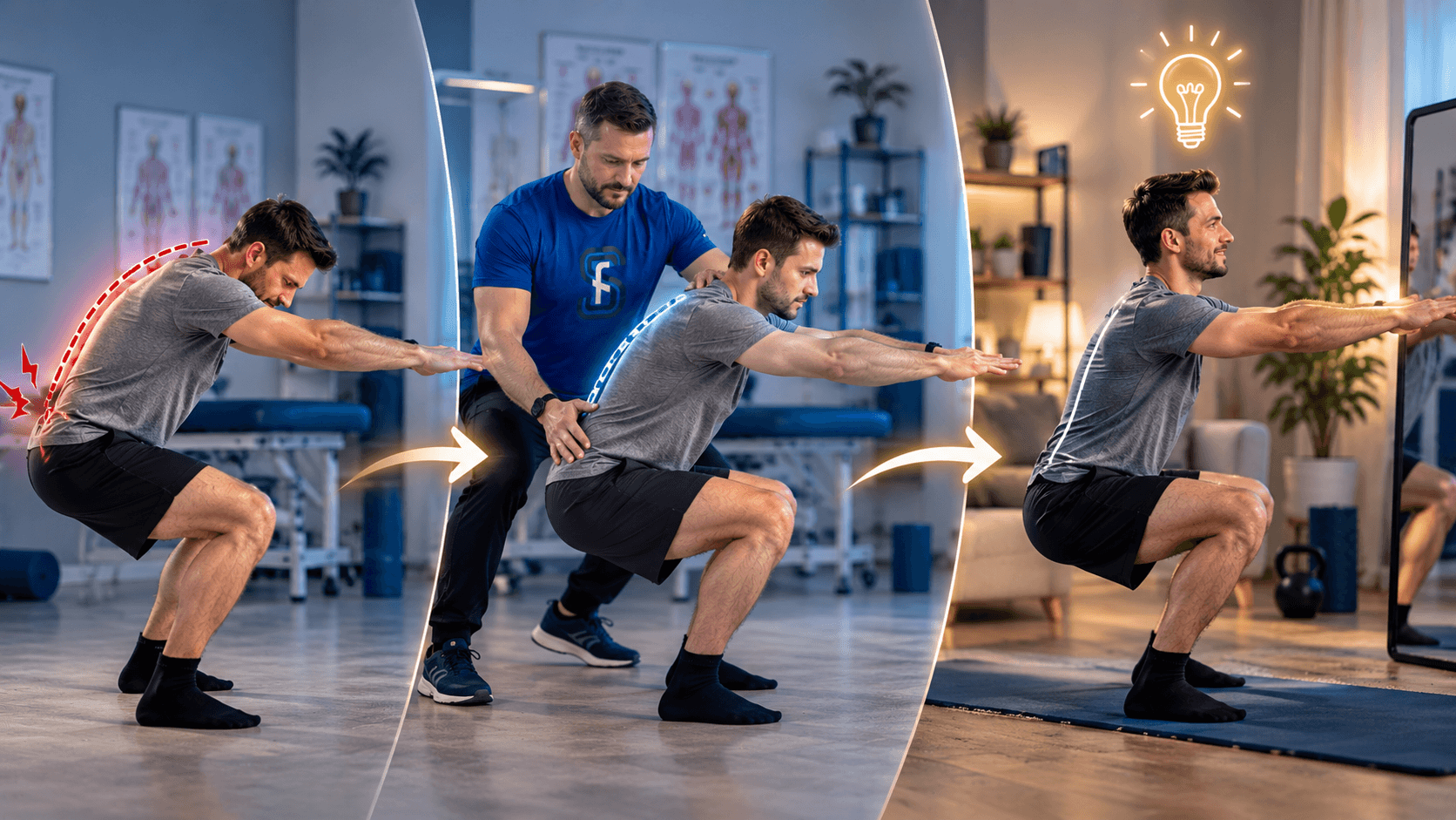 Fyzioterapia a učenie pohybu – korekcia pohybu a samostatné cvičenie